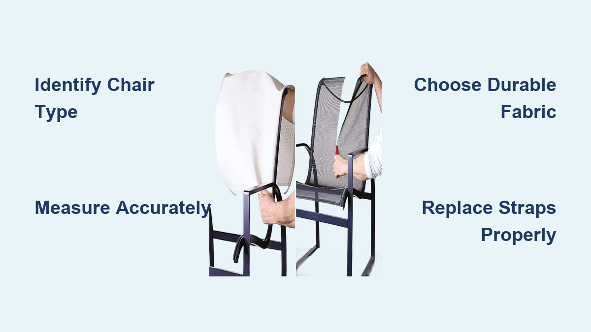 How to Fix Ripped Patio Chairs