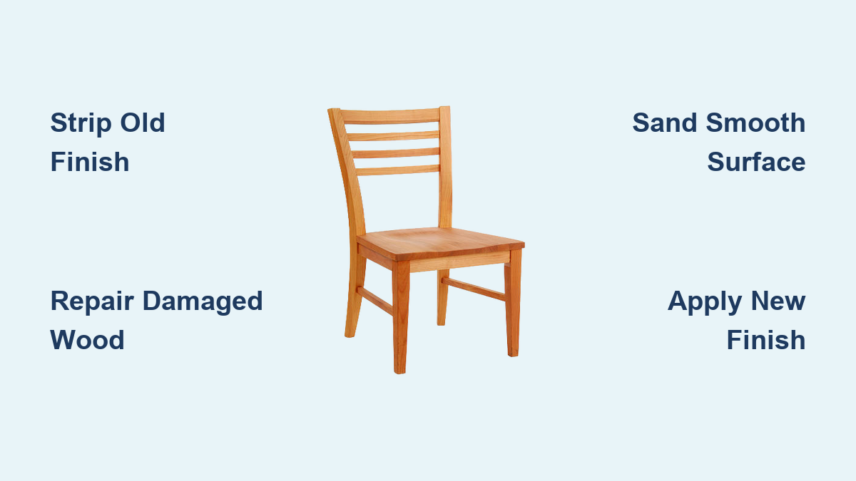 Timber Ridge Chairs Rusting How to Refinish Wooden Chairs: Step-by-Step Guide