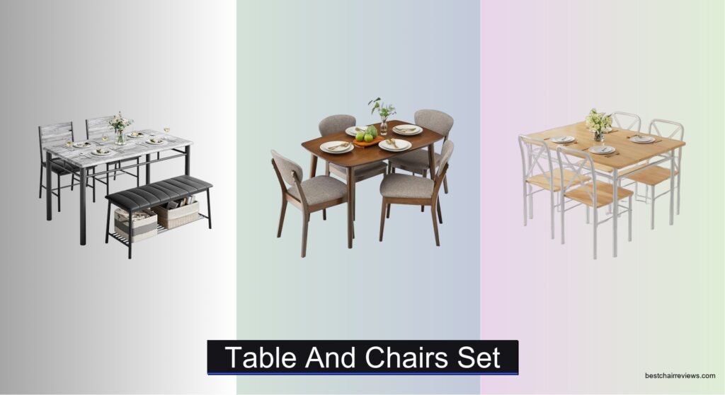 7 Best Table and Chairs Sets of 2026